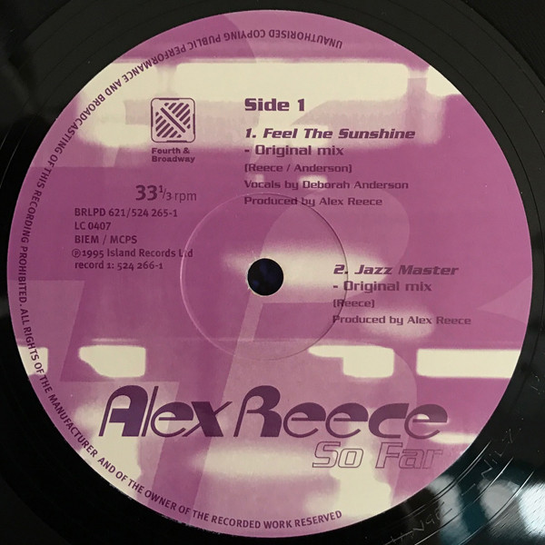 Alex Reece — Jazz Master (1995)