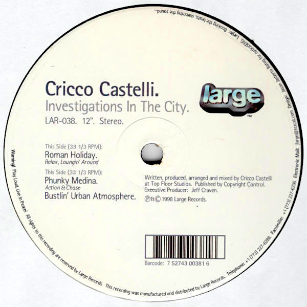 Cricco Castelli — Roman Holiday (1998)