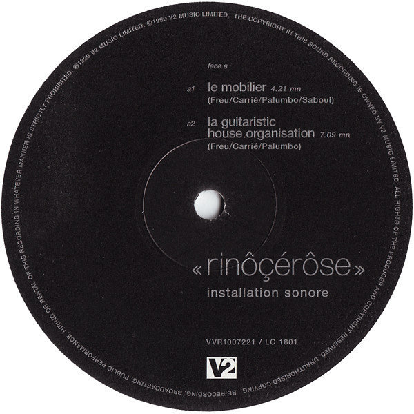Rinôçérôse — Le Mobilier (1999)