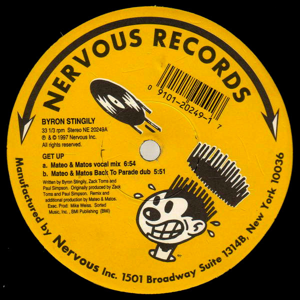 Byron Stingily — Get Up (Mateo & Matos Back To Paradise Dub) (1997)