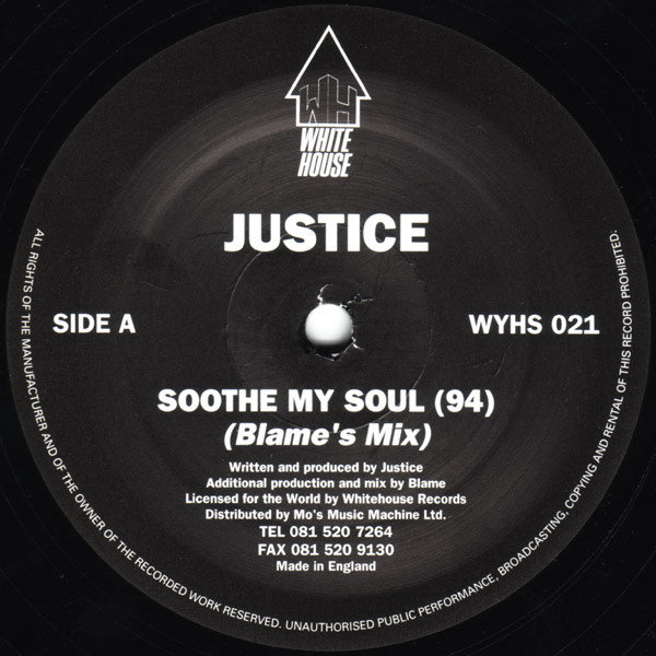 Justice — Soothe My Soul (Blame Rmx) (1995)