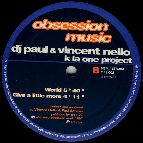 K La One Project — World — 1997