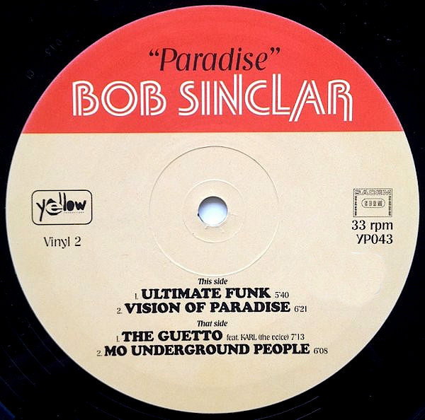 Bob Sinclar — Vision Of Paradise (1998)