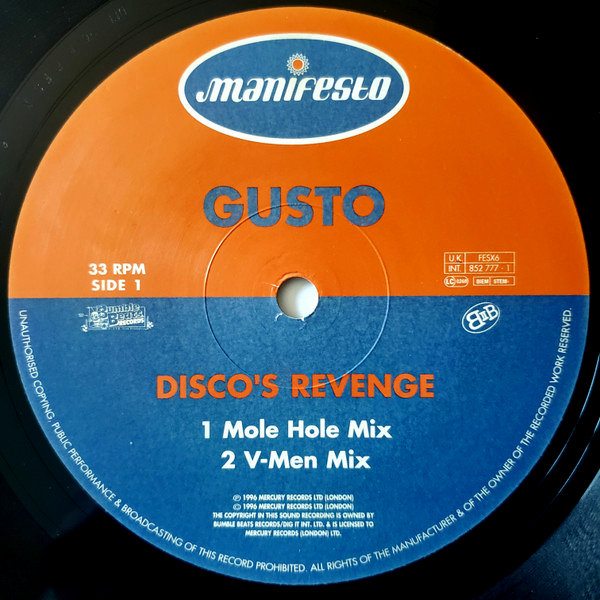 Gusto — Disco