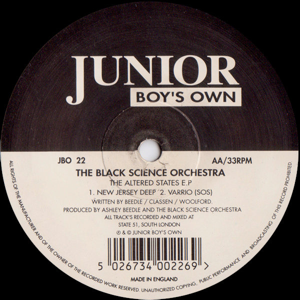 The Black Science Orchestra — New Jersey Deep (1994)